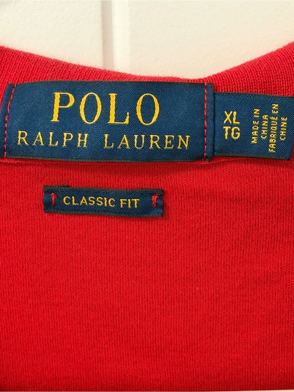 Ralph Lauren Men's Red Polo Shirt with Embroidered Pony